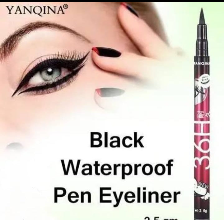 Yanqina Waterproof Liquid Eyeliner – Long Lasting, Smudge-Proof, Precision Marker Pen